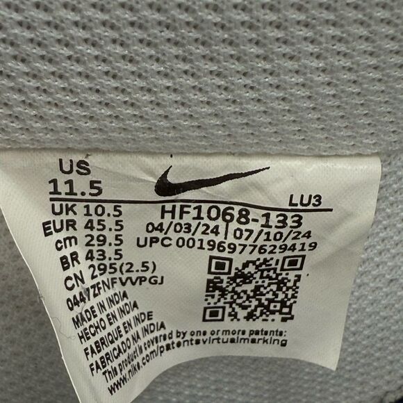 Nike Men's Court Vision Low athletic sneaker Trainers shoes size 11.5 - Picture 8 of 9